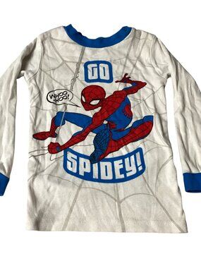 Marvel: Spider-Man Long-Sleeve Tee, Red, White & Blue, Size 4T